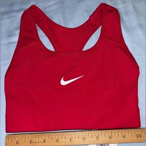 Red Nike Pro Sports Bra